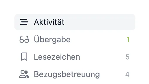 Übergabe