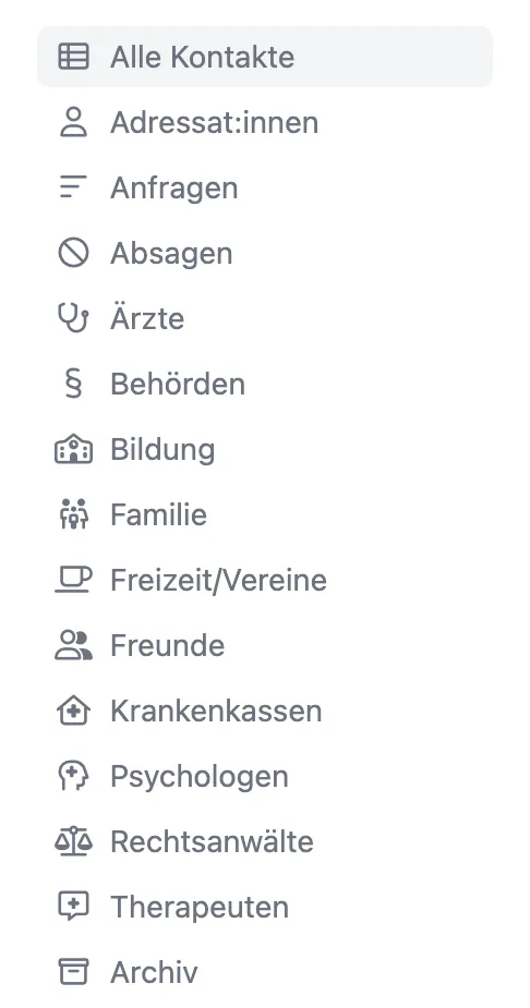 Adressbuch